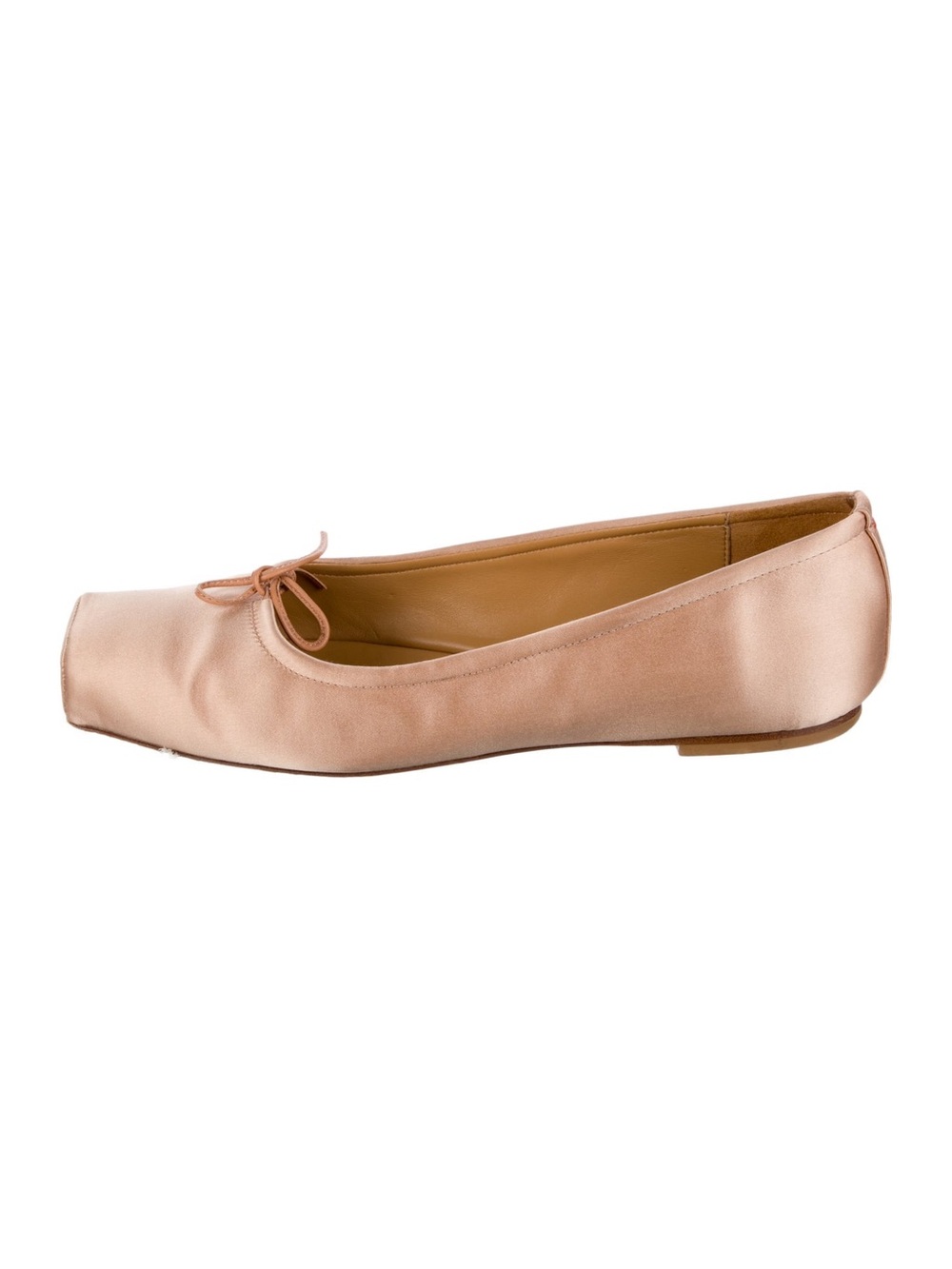 AEYDE pink satin ballet flats, size 36